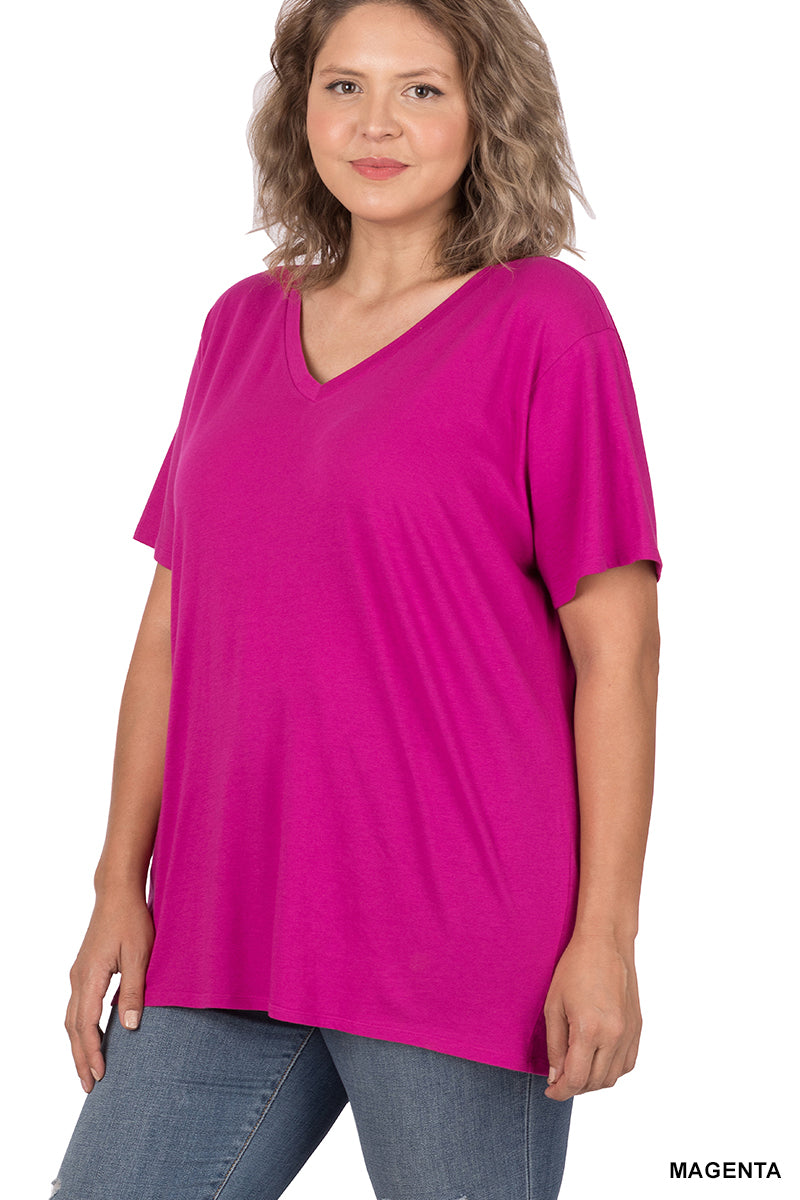 BOYFRIEND V-NECK TEE