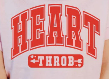 CUSTOM SCREEN PRINT SHIRT - HEART THROB