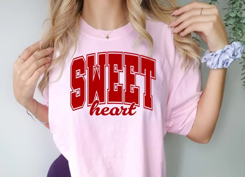 CUSTOM SCREEN PRINT SHIRT - SWEET HEART VARISTY