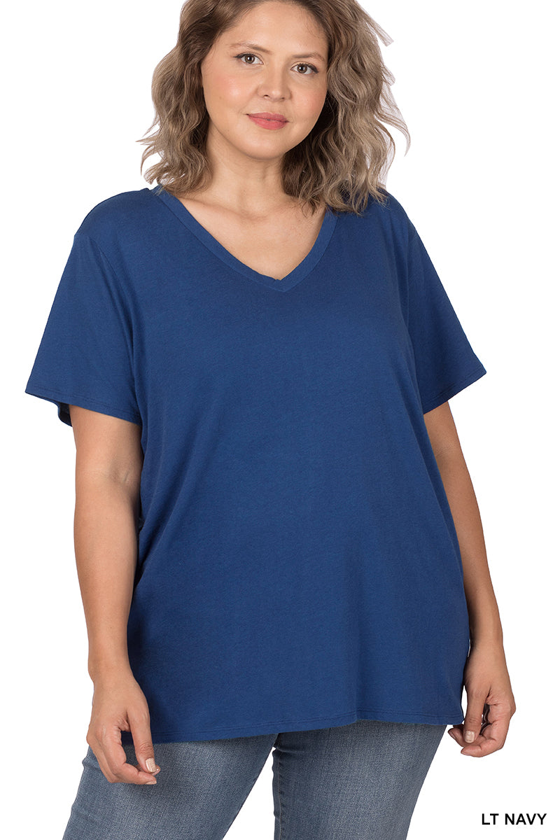 BOYFRIEND V-NECK TEE
