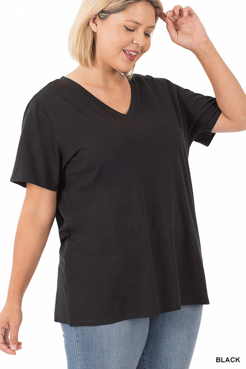 BOYFRIEND V-NECK TEE