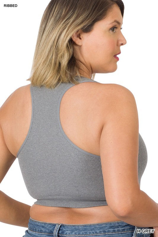 RIBBED RACERBACK BRALETTE